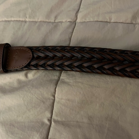 Dockers Men's Brown Weave Braided Brown belt - Picture 6 of 8